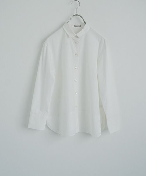 Mochiモチfinx cotton double slit shirt [off white/ma25-b-01]