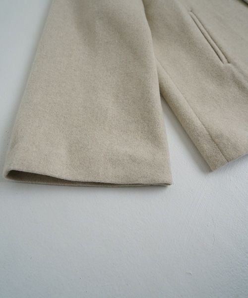 Mochiモチa-line short coat [mocha greige/ma25-co-01] 