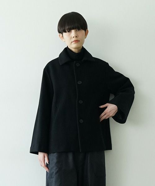 Mochi モチ a-line short coat エーラインショートコート