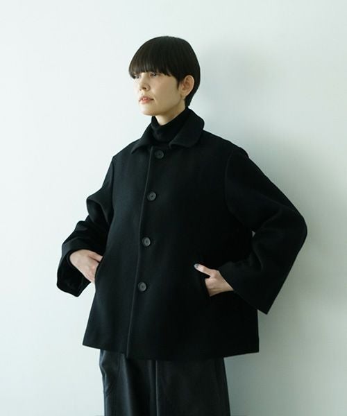 Mochiモチa-line short coat [black/ma25-co-01] 