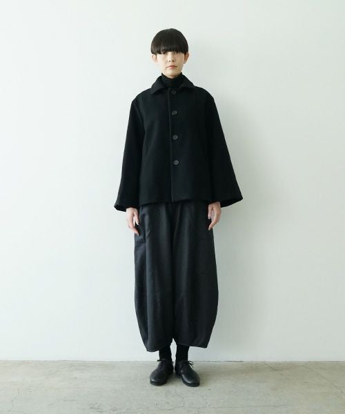 Mochiモチa-line short coat [black/ma25-co-01] 