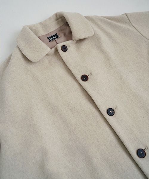Mochiモチpetal sleeve coat [mocha greige/ma25-co-03]