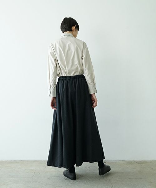 Mochiモチflare wide pants [charcoal gray/ma23-pt-01] 