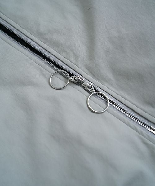 Mochiモチfinx gabardine coat [chalk/ma23-co-01]