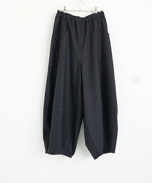 Mochiモチsarouel pants [charcoal gray/ma24-pt-02]