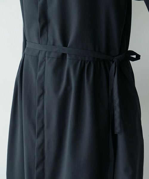 Mochiモチside gather dress [black/ma24-op-02]Mochiモチside gather dress [black/ma24-op-02]