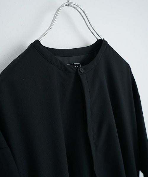 Mochiモチside gather dress [black/ma24-op-02]