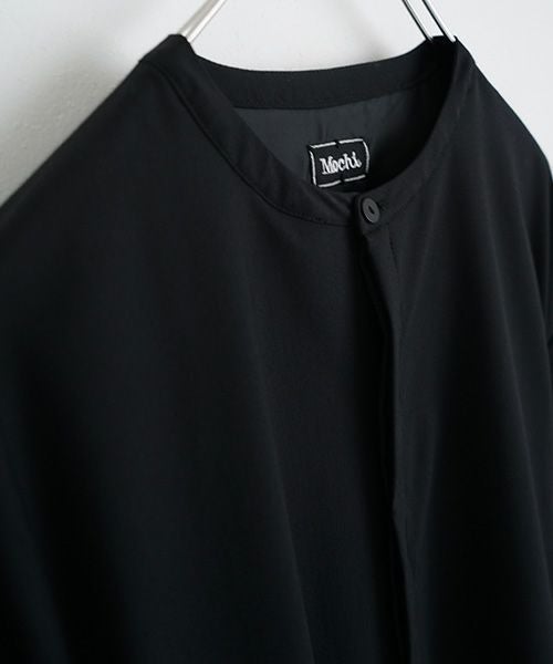 Mochiモチside gather dress [black/ma24-op-02]