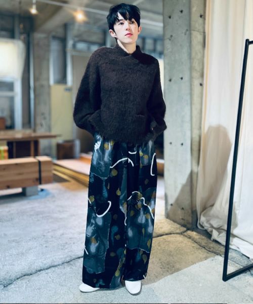 ohta オオタ kurage wide pants [pt-52P] 