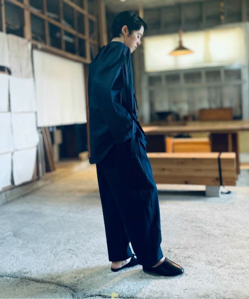 ohta オオタ tree pleats pants pt-48T