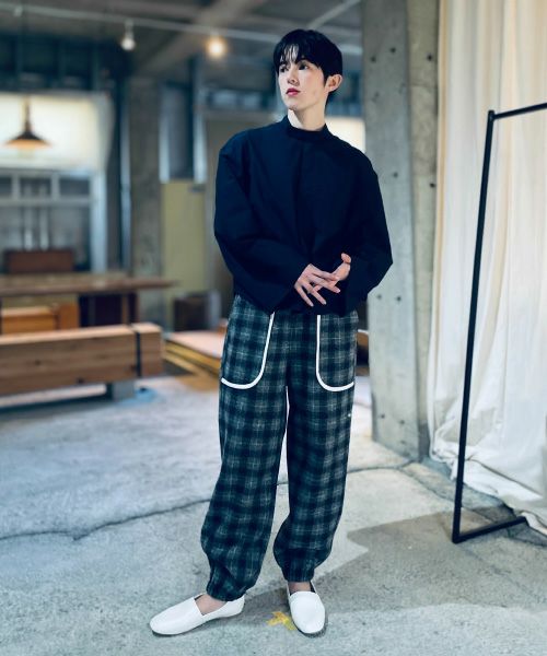 ohta オオタ tree pleats pants pt-48T
