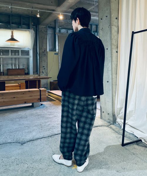 ohta オオタ tree pleats pants pt-48T