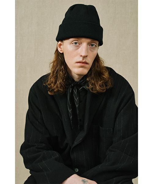 YOKO SAKAMOTO ヨーコサカモト KNIT BIG WATCH CAP - HARD TWIST YS