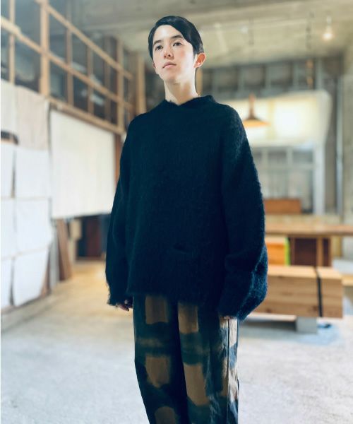  ohta オオタ navy sweat [kn-00N] 