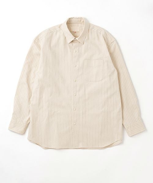YOKO SAKAMOTOヨーコサカモトREGULAR COLLAR SHIRT[ECRU/YS-25AW-54]