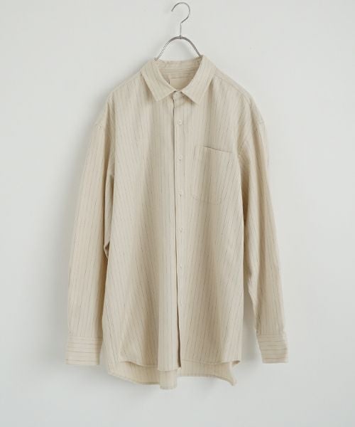 YOKO SAKAMOTOヨーコサカモトREGULAR COLLAR SHIRT[ECRU/YS-25AW-54]