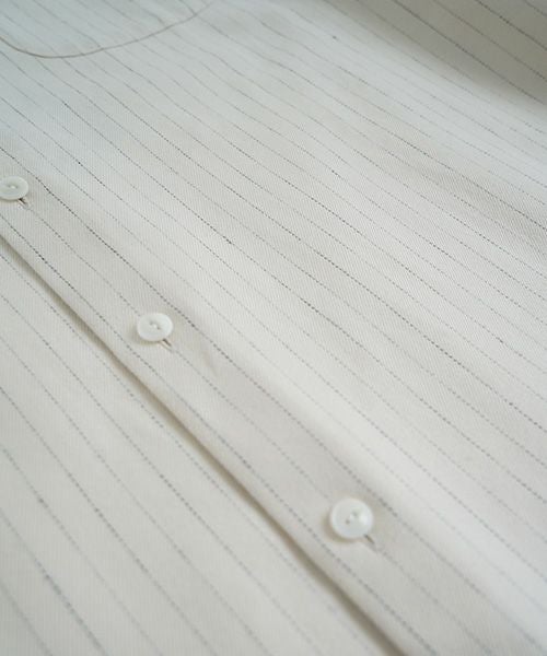 YOKO SAKAMOTOヨーコサカモトREGULAR COLLAR SHIRT[ECRU/YS-25AW-54]