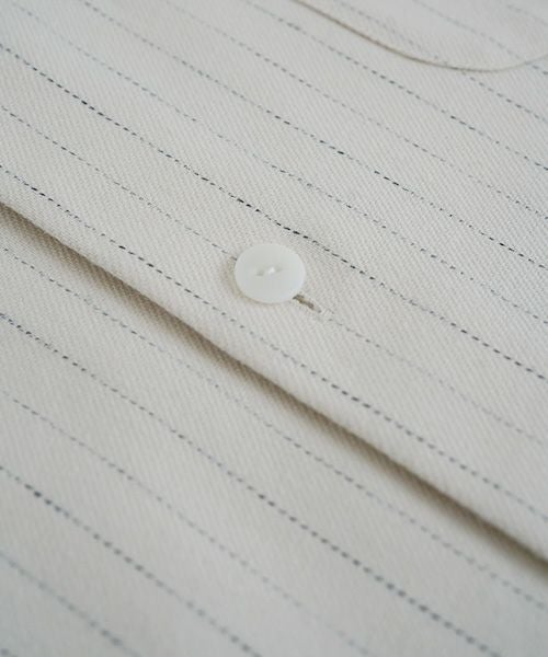 YOKO SAKAMOTOヨーコサカモトREGULAR COLLAR SHIRT[ECRU/YS-25AW-54]