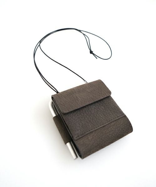 macromauro マクロマウロ AL BIFOLD WALLET (GRAY SPAIN)｜防水レザー