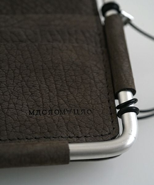 macromauro マクロマウロAL BIFOLD WALLET (GRAY SPAIN)