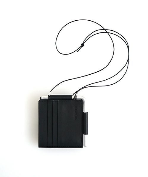 macromauro マクロマウロAL BIFOLD WALLET (BLACK JAPAN)