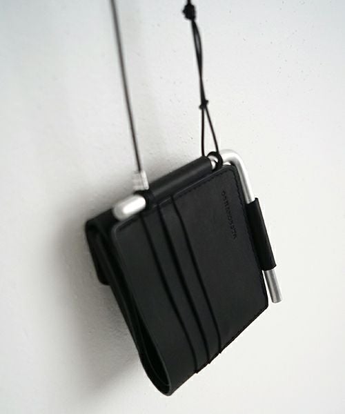 macromauro マクロマウロ AL BIFOLD WALLET (BLACK JAPAN)｜防水レザー
