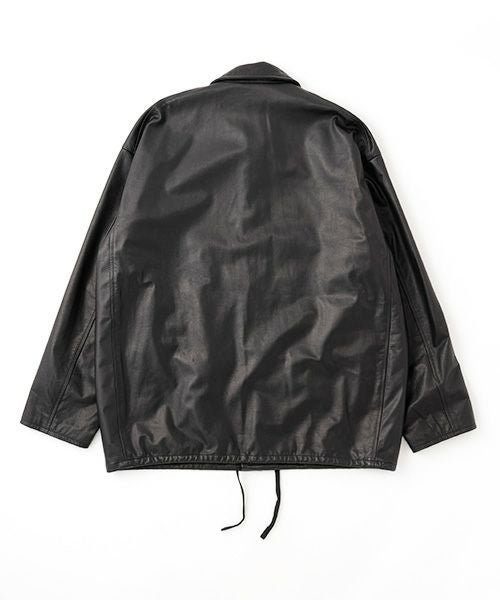 YOKO SAKAMOTO ヨーコサカモト LEATHER BIG JACKET [BLACK] YS - 23AW - 11