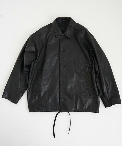 YOKO SAKAMOTO ヨーコサカモト LEATHER BIG JACKET [BLACK] YS - 23AW - 11