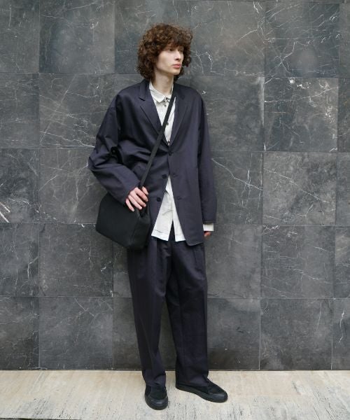 VU PRODUCTヴウプロダクトgama shoulder bag deer leather wide(BLACK)鹿革がま口ワイショルダーバッグvu-product-b20_b