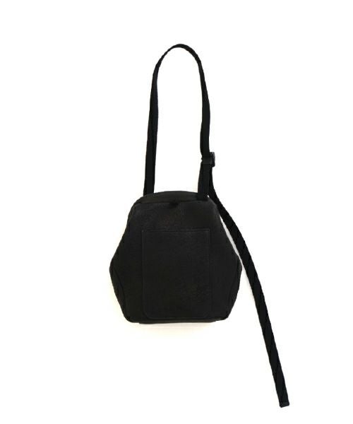 VU PRODUCTヴウプロダクトgama shoulder bag deer leather slim (BLACK)鹿革がま口スリムショルダーバッグvu-product-b21_b