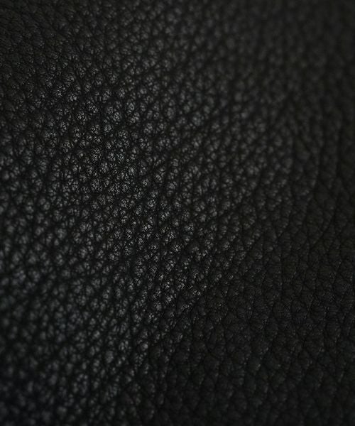 VU PRODUCTヴウプロダクトgama shoulder bag deer leather slim (BLACK)鹿革がま口スリムショルダーバッグvu-product-b21_b