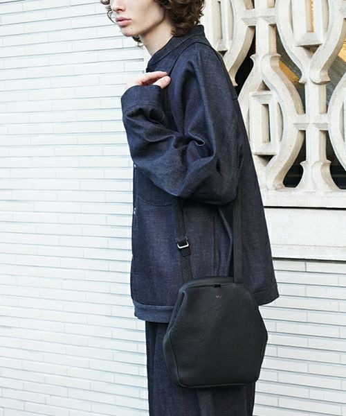 VU PRODUCT ヴウプロダクト｜鹿革がま口ショルダーバッグ kiss-lock