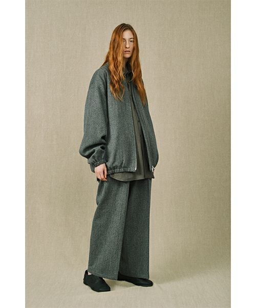 YOKO SAKAMOTO / ヨーコサカモト BAGGY PANTS (CHARCOAL GRAY) 正規