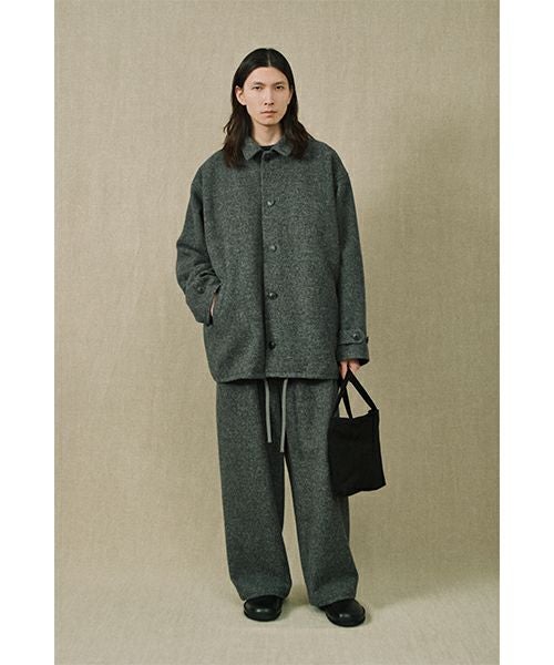 YOKO SAKAMOTO / ヨーコサカモト BAGGY PANTS (CHARCOAL GRAY) 正規