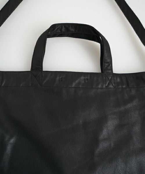 YOKO SAKAMOTO / ヨーコサカモトRESEARCHER BAG-LARGE[BLACK-FG] YS-BAG-LE-L