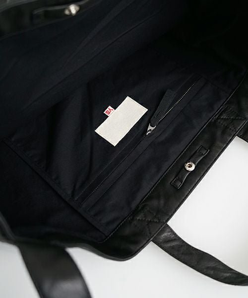 YOKO SAKAMOTO / ヨーコサカモトRESEARCHER BAG-LARGE[BLACK-FG] YS-BAG-LE-L