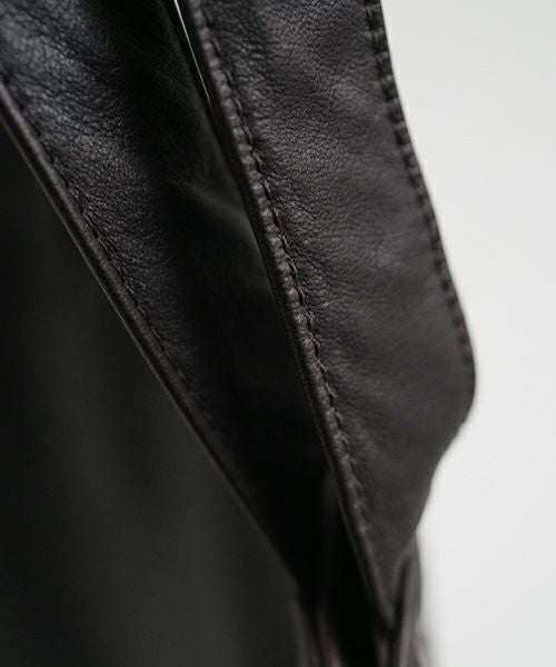 YOKO SAKAMOTO / ヨーコサカモトRESEARCHER BAG-LARGE[BROWN-FG] YS-BAG-LE-L