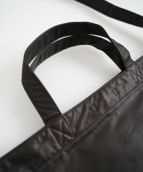 YOKO SAKAMOTO / ヨーコサカモトRESEARCHER BAG-LARGE[BROWN-FG] YS-BAG-LE-L