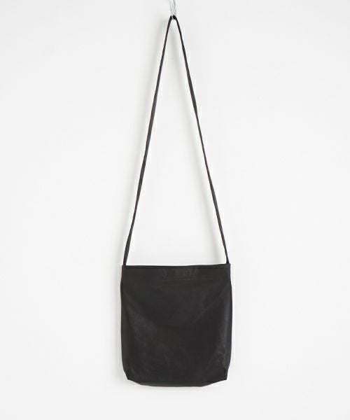 YOKO SAKAMOTO / ヨーコサカモトRESEARCHER BAG-MEDIUM[BLACK-FG] YS-BAG-LE-M