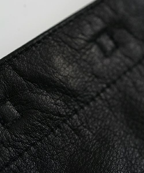 YOKO SAKAMOTO / ヨーコサカモトRESEARCHER BAG-MEDIUM[BLACK-FG] YS-BAG-LE-M