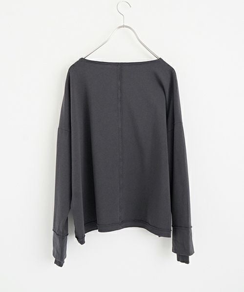 KristenseN DU NORD クリステンセンドゥノルド CREW NECK SWEAT [L-381/09 graphite] 