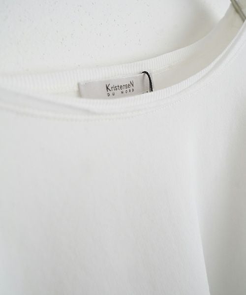 KristenseN DU NORDクリステンセンドゥノルドCREW NECK SWEAT[L-381/01 white]