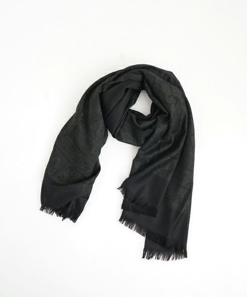 YANTOR ヤントル ジャガード織り ペイズリー 大判ストール マフラー YANTOR ヤントルTibetan Paisley Jacquard Wool Stole ヤントル正規