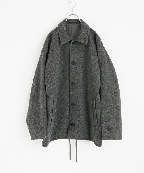 YOKO SAKAMOTO ヨーコサカモト WORK STAND COLLAR JACKET [OLIVE] YS