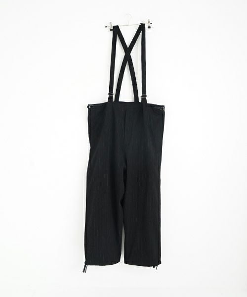 YOKO SAKAMOTO ヨーコサカモト BEACH CLOTH WIDE PANTS [BLACK] YS