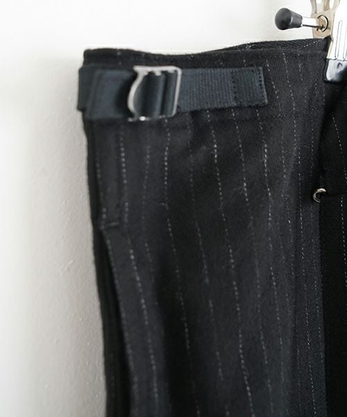 YOKO SAKAMOTO ヨーコサカモト BEACH CLOTH WIDE PANTS [BLACK] YS