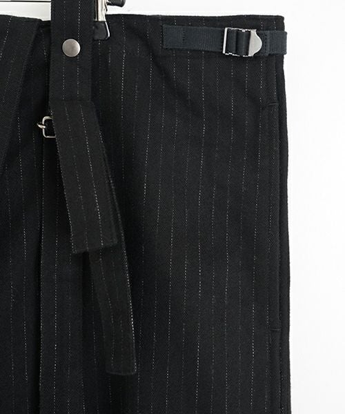 YOKO SAKAMOTO ヨーコサカモト BEACH CLOTH WIDE PANTS [BLACK] YS