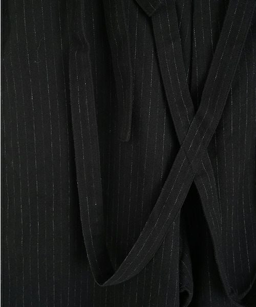YOKO SAKAMOTO ヨーコサカモト BEACH CLOTH WIDE PANTS [BLACK] YS
