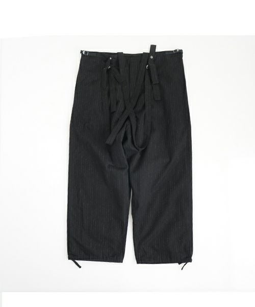 ヨーコページです。Mサイズ YOKO SAKAMOTO ヨーコサカモト BEACH CLOTH WIDE PANTS [BLACK] YS