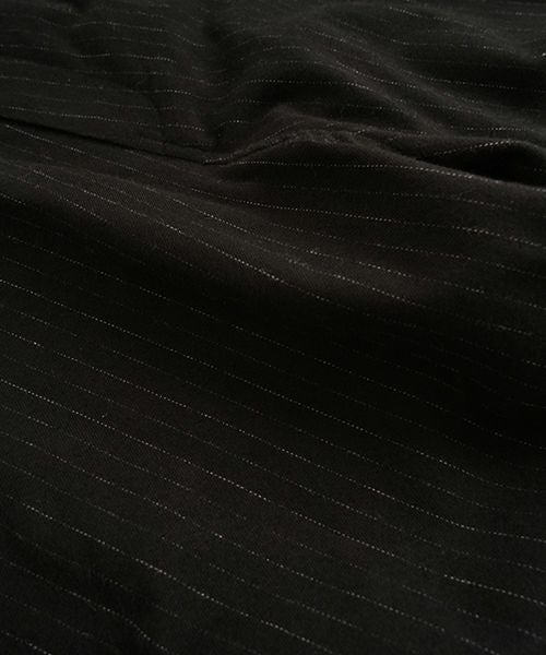 YOKO SAKAMOTOヨーコサカモトMECHANIC-PANTS(YS-25AW-57/BLACK)サスペンダーワイドパンツ 